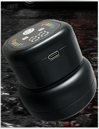 Multi-functional Electric Shaver with Automatic Haircutting, Shaving, Charging, Portability, and Push-Scissor Features
