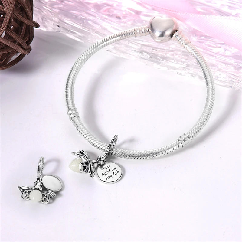 Hot Sale Charms Silver 925 Disney Pendant Beads Fits 3mm Bracelet Bangle Necklace For Women Luxury DIY Jewelry Making Fine Gifts