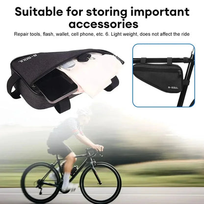 Bicycle Triangle Bag Bike Front Tube Frame Saddle Storage Bags MTB Cycling Pouch Durable Bike Versatile Bag Bicycle Accessories