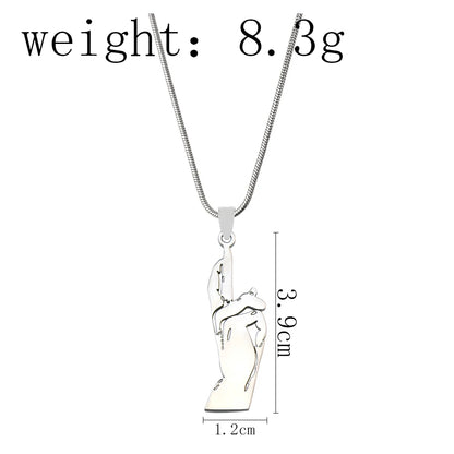 Anime Jujutsu Kaisen Fushiguro Toji Sword Necklace Spear Of Tianri Knife Pendant Cosplay Necklaces For Unisex Choker Jewelry