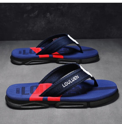 High Quality Fashion Men Flip Flops Summer Beach Flip Flops Men Casual Breathable Antiskid Beach Slippers Men Summer Outdoor