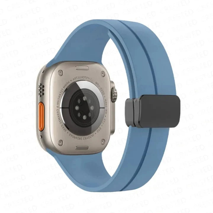 Magnetic Strap For Apple watch ultra band 49mm 45 mm Silicone Bracelet iWatch Series 7 8 se 6 5 3 44mm 45mm 40mm 41mm 42mm 38mm