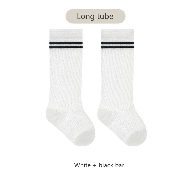 Long Tube Baby Socks Summer Breathable Children'S Socks Soft Cotton Stockings For Baby Socks For Babies