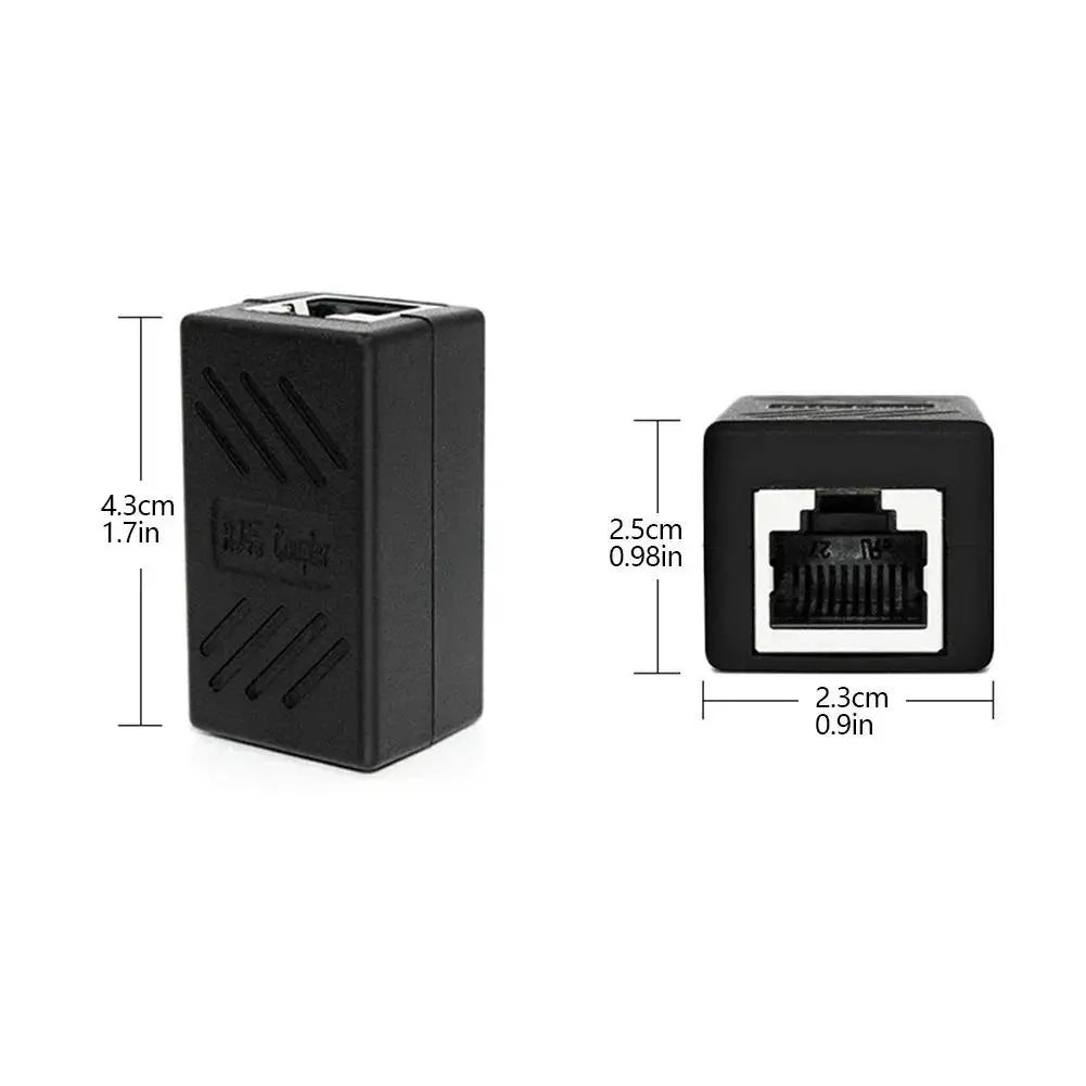 1/5/10/20pcs RJ45 Coupler Ethernet Cable Coupler LAN Connector Cat7 Cat6 Cat5e Ethernet Cable Extender Adapter Female to Female