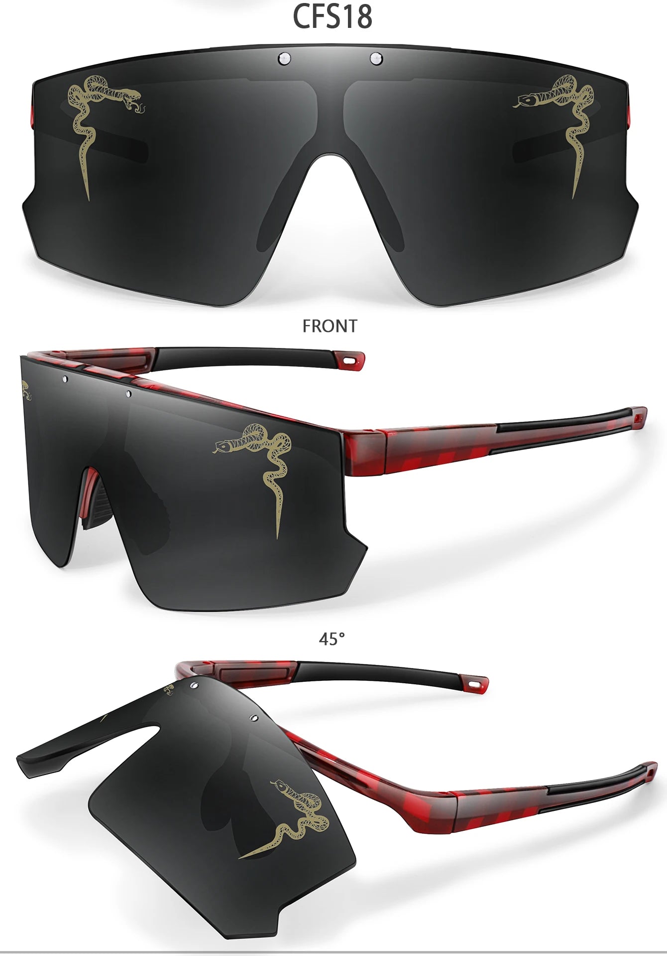 Fashion Shades Windproof Sports Flip On Eyewear UV400 MTB Goggles for Outdoor Cycling Running Unisex Party Sunglasses