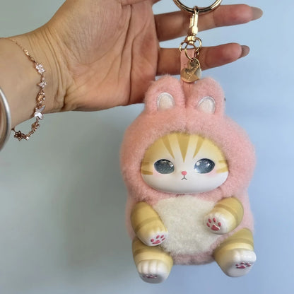 new Mofusand Vinyl Series Toys Shark Cat Surprised Box Toy Ornaments For Kids birthday girl Gift Pendant replica