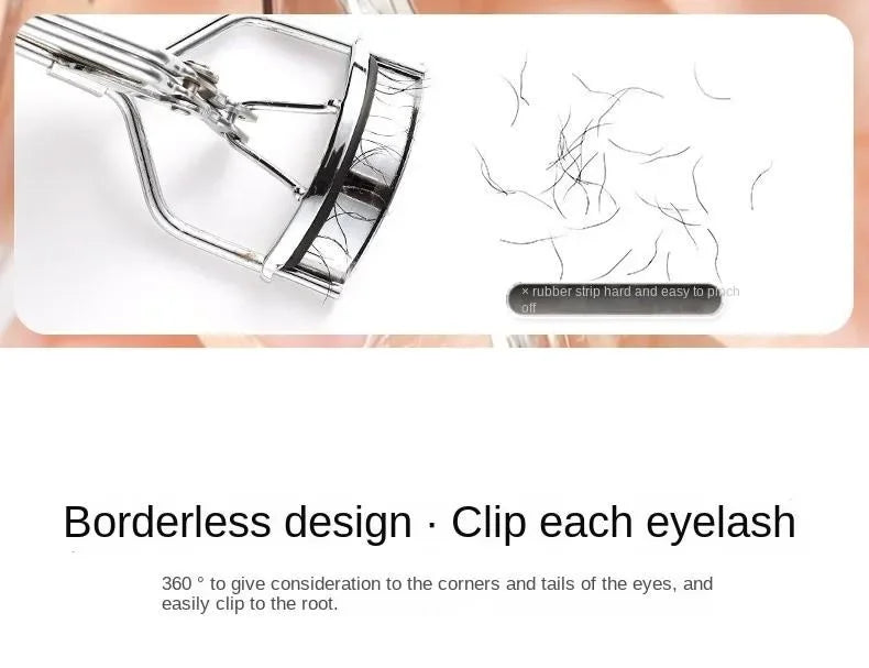 Dual-Type Eyelash Curler with Comb – Wide & Partial Clip Options, Waterproof, Long-Lasting, Natural Curl, Unisex Certified
