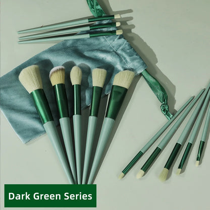 13pcs Makeup Brush Set Storage Bag Makeup Set Eye Shadow Brush Soft Makeup Brush Eye Cheek Brush Set