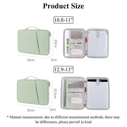Laptop Bag for 11-13 Inch Protective Tablet Sleeve Case Padded Carrying Case Fit for iPad Macbook Xiaomi ASUS HUAWEI Lenovo