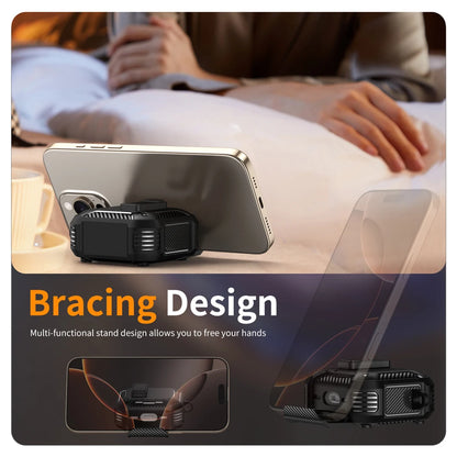 Magnetic Automatic Switch Earphone Cover For Airpods Pro 2 4 ANC Case Full Body Protection Shockproof With Hook Phone Holder Box