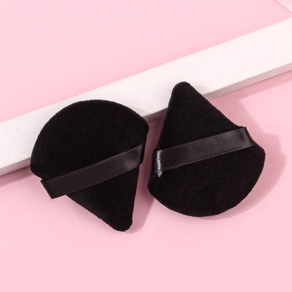2Pcs/100Pcs  Triangle Powder Puff For Loose Powder Liquid Cosmetic Soft Plush Powder Puff Makeup Foundation Puff Makeup Tool