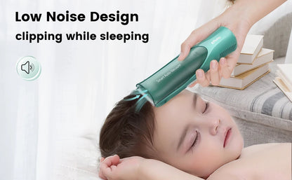 Vacuum Hair Clippers for Kids & Men Rechargeable Cordless Hair Cutting Machine with Safe Ceramic Blade Waterproof Hair Trimmers