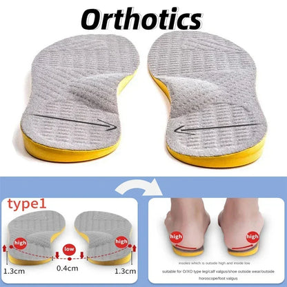 2026 Orthotic Insole For Flat Feet Arch Support Orthopedic Shoes Sole Insoles For Feet Men Women O/X Leg Corrected Care Pad