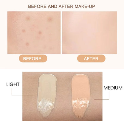 1/2/3pcs CC Cream Foundation Waterproof Brighten Moisturizing Foundation Concealer Oil-Control Long Lasting Spf 50 Makeup