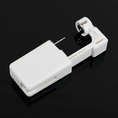 Safety Ear Piercing Gun Kit Women Men Disposable White Plastic Sterile Ear Piercing Device Fashion Simple Jewelry Piercing Tools