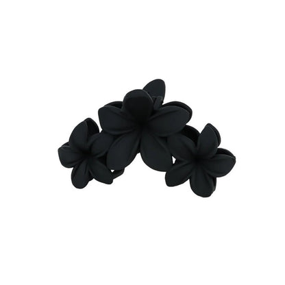 1PC Floral Hair Claw Clips Set, Elegant Flower-shaped Hair Grips in Neutral Tones, Chic Hair Accessories for Women