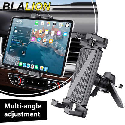 BLALION Car Air Conditioning Port Air Vents Tablet Holder 7-12.9 Inch Folding Screen Cell Phone Holder Universal Car Bracket