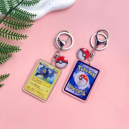 1/43Pcs Pokémon Pikachu Bulbasaur Gold Saint Acrylic Keychain Backpack Pendant Bag Charms Accessories Decoration Holiday Gifts