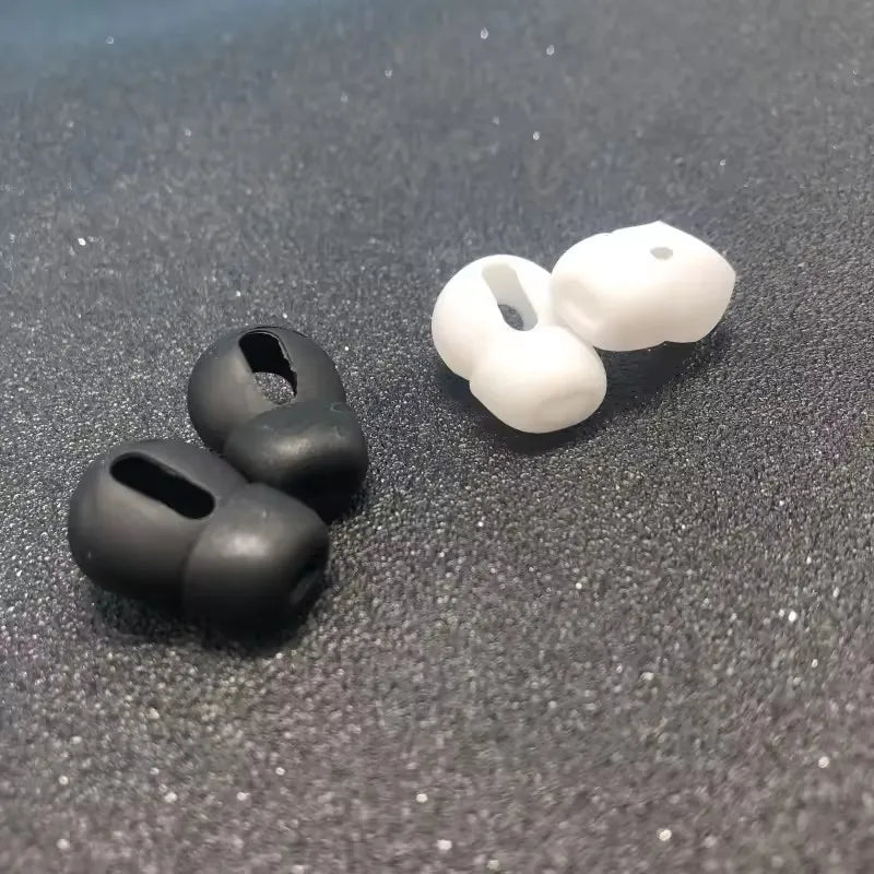 2pcs/Pair Ear Pads For Airpods 1/2 Wireless Bluetooth Iphone Earphones Silicone Covers Caps Earphone Case Earpads Eartips