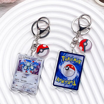Pokémon Characters Pikachu Bulbasaur Jigglypuff Acrylic Keychain Bag Charms Accessories Backpack Pendant Key Holder Friend Gifts
