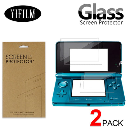 2PCS Explosion-proof Screen Protector For Nintendo 3DS HD Clear PET Game Console Water-proof Fit Screen Protective Film