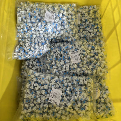 20-100pc Mechanical Keyboard Switches Blue Red Brown Switch Customizable Hot-Swappable 3 Pins Cross Stem for Mechanical Keyboard