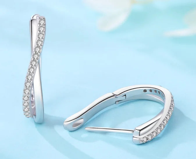 Star Twisted Line Earrings Jewelry Versatile Hoop Earrings For Women Jewelry Fine Birthday Party Gifts