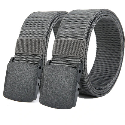 Military Automatic Buckle Nylon Belt Outdoor Hunting Multifunctional Tactical Canvas Belt High Quality Men Belt