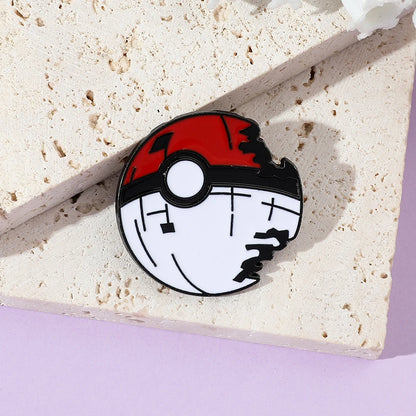 Pokemon Pikachu Game Console Enamel Pins Badges Brooches Japanese Anime Squirtle Funny Punk Denim Jacket Badge Lapel Pin Friend