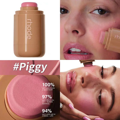 Brand skin Balm Jelly Bean Lip Gloss Spicy Marg Juice Box Pocket Blush Stick Non-fading Waterproof Blusher Moisturizing Lipstick