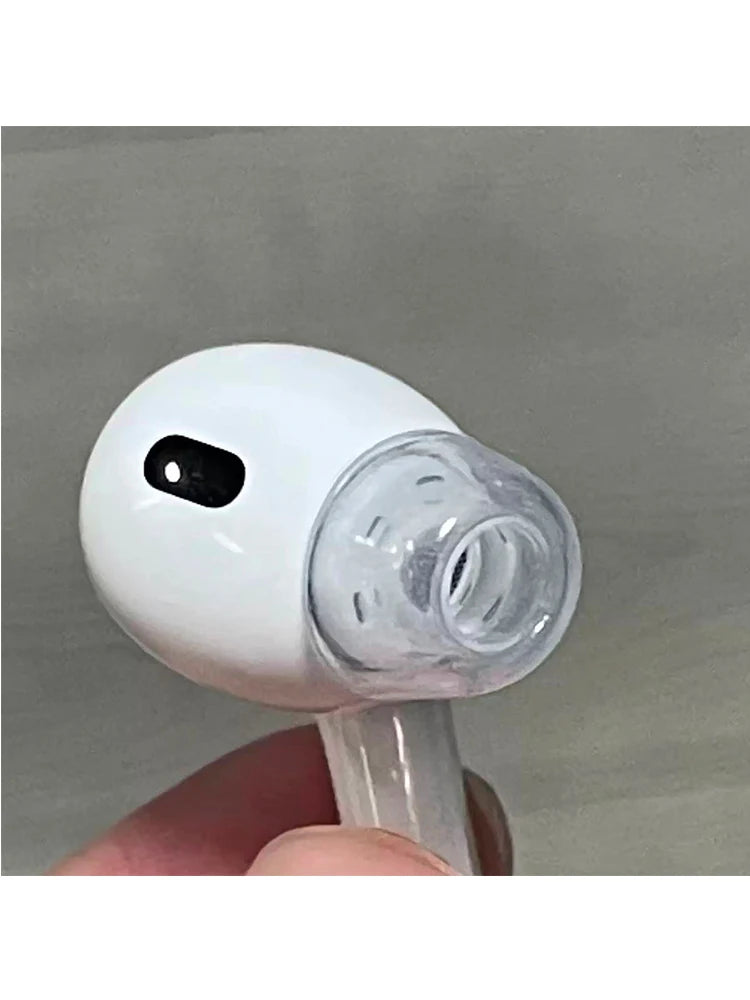 For Airpods Pro 2 Eartips Crystal Earbuds Replacement Transparent Liquid Silicone Earbuds Bluetooth Eartips for Airpods Pro