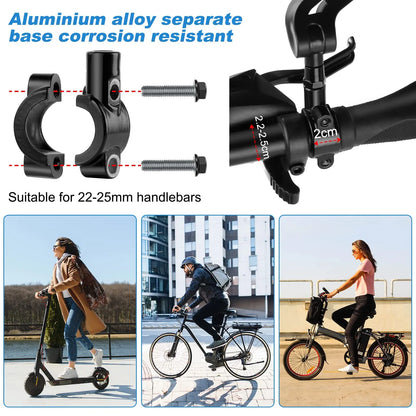 DOMEN Bicycle Rearview Wide-Angle Mirror Cycling 360° Rotate Road Bike Handlebar Rear View Mirrors Bike Accessories