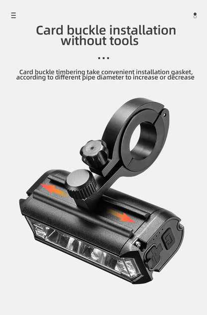 OFFBONDAGE Bicycle Light Front  Bike Light Waterproof Flashlight USB Charging MTB Road Cycling Lamp Accessories