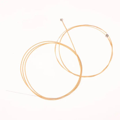 1 Pcs Smooth-Feel Non-Oxidation Acoustic Guitar Strings Set - Ideal For Ballad & Ethnic Plucked Instruments