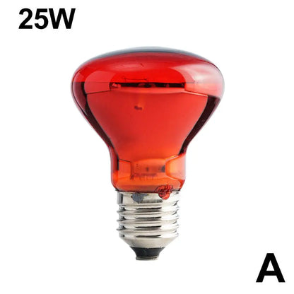E27 Poultry Heating Bulb 25W-100W Infrared Insulation Heating For Reptiles Plants Amphibians Pets Livestock Lamp Tools