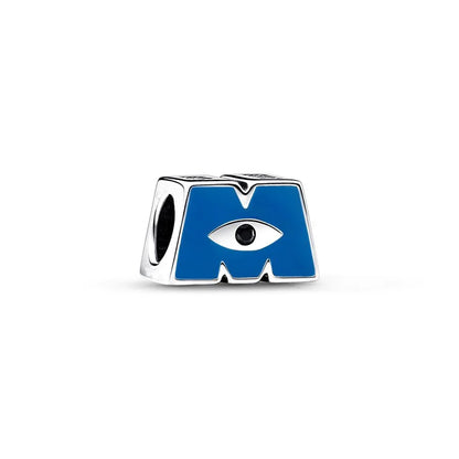Disney Toy Story Monsters, Inc.Charm Beads Pendant Fit Original Snake Silver Bracelet Necklace Beads For Diy Jewelry Women Gift
