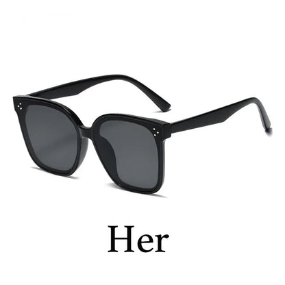 SZTZX New Trend Sunglasses For Women And Men Simple Design Decorative Glasses Car Driving Eyewear Unisex Sun Glasses UV400