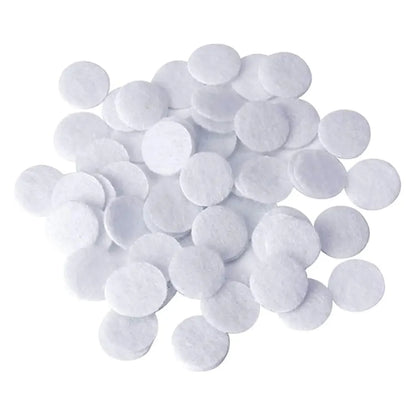 100PCS Microdermabrasion Cotton Filters Replacement 10mm For Face Care & Blackhead Removal Facial Vacuum Filters Accessories