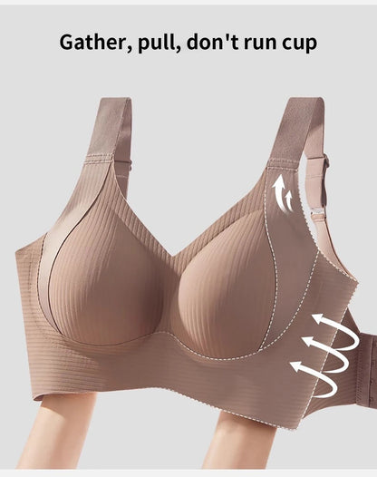 Women Maternity Bra Non Slip Shoulder Strap Bralette Simple and Casual No Underwire Padded Full Cup Size Adjustable Underwear