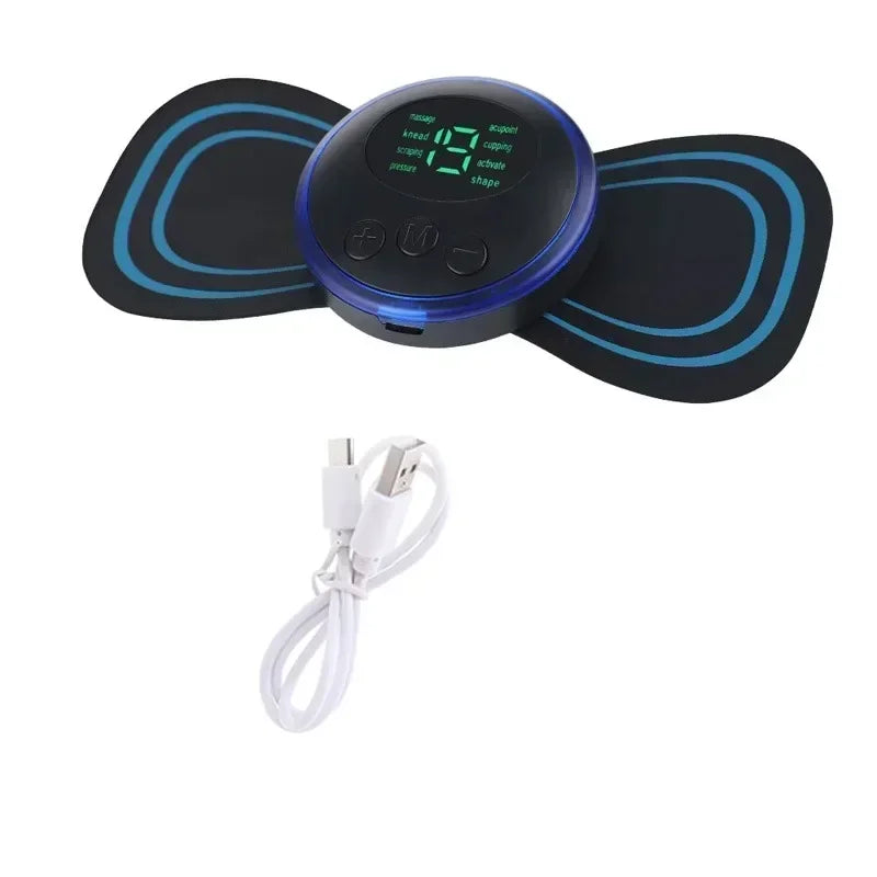 Neck Rechargeable Massager Electric Neck Massage Cervical Vertebra Massage Patch for Muscle Pain Relief,Support Dropshipping