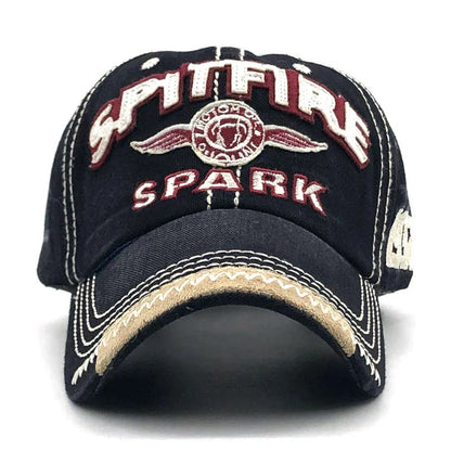 Men Women Cotton Embroidered Letter Printed Baseball Cap Cowboy Hip Hop Dance Club Snapback Hat Visors Summer Sports Sun Hats