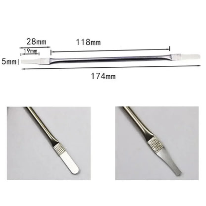 8pcs CPU IC Glue Remover C Chip Repair Phone Repair Tool Thin Blades Piratical Repair Hand Tool For Mobile Phone Computer