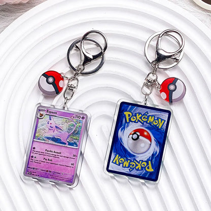 Pokémon Characters Pikachu Bulbasaur Jigglypuff Acrylic Keychain Bag Charms Accessories Backpack Pendant Key Holder Friend Gifts