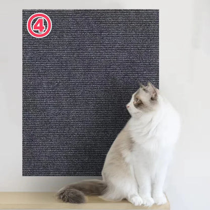 Trimmable Self-Adhesive Carpet Cats Scratch Board Wall Anti Cat Scratch Sofa Diy Cats Scratch Board Sofa Protection Paws Sharpen