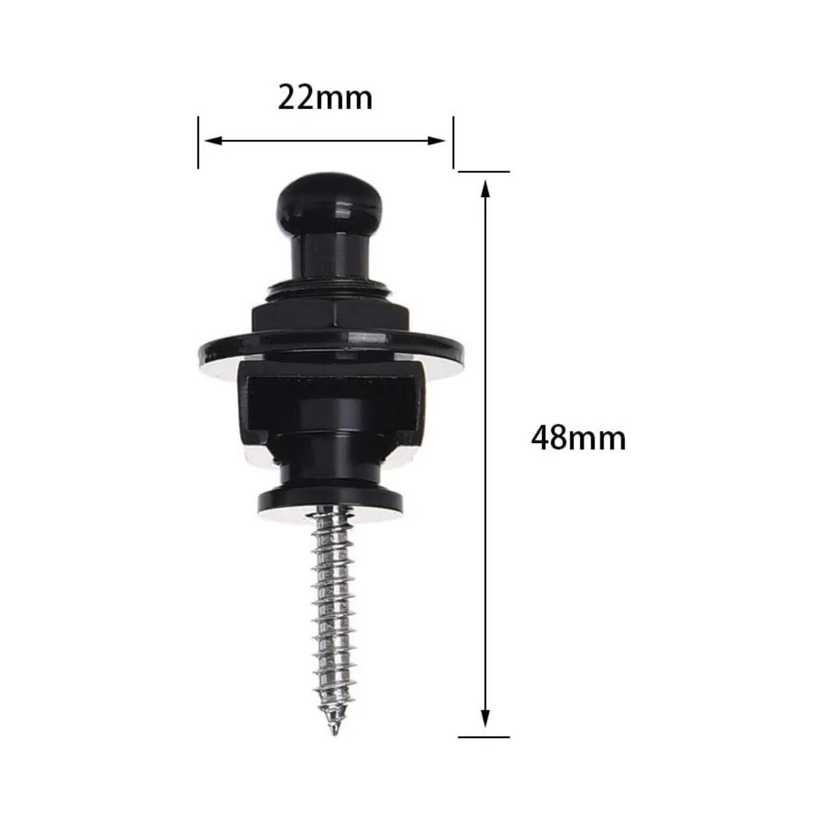 Guitar Strap Buttons Pins 1\2\4PCS 3 Color For Choose Premium Guitar Strap Locks Metal Security Strap Buttons Metal End Pins