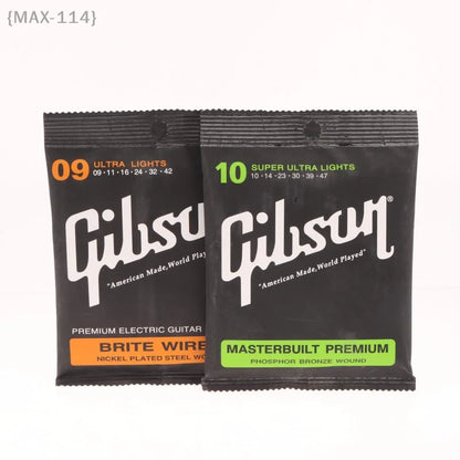{MAX-114} 1 Pcs Smooth-Feel Non-Oxidation Acoustic Guitar Strings Set - Ideal For Ballad & Ethnic Plucked Instruments