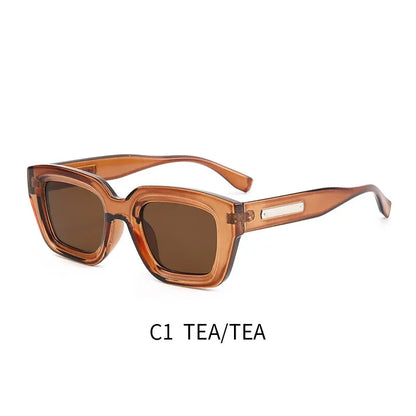 2023 Retro Square Sunglasses UV400 Protection Fashion Eyewear for Men Women Outdoor Shades