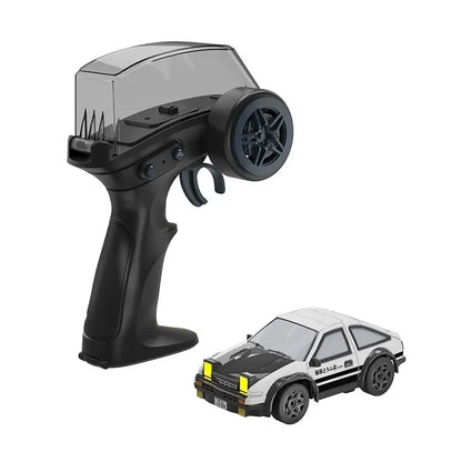 1:64 Desktop RC Drift Car 2.4G High-Speed Racing Car Four-Wheel Mini Desktop Remote Control Car Electric Toy for game party gift