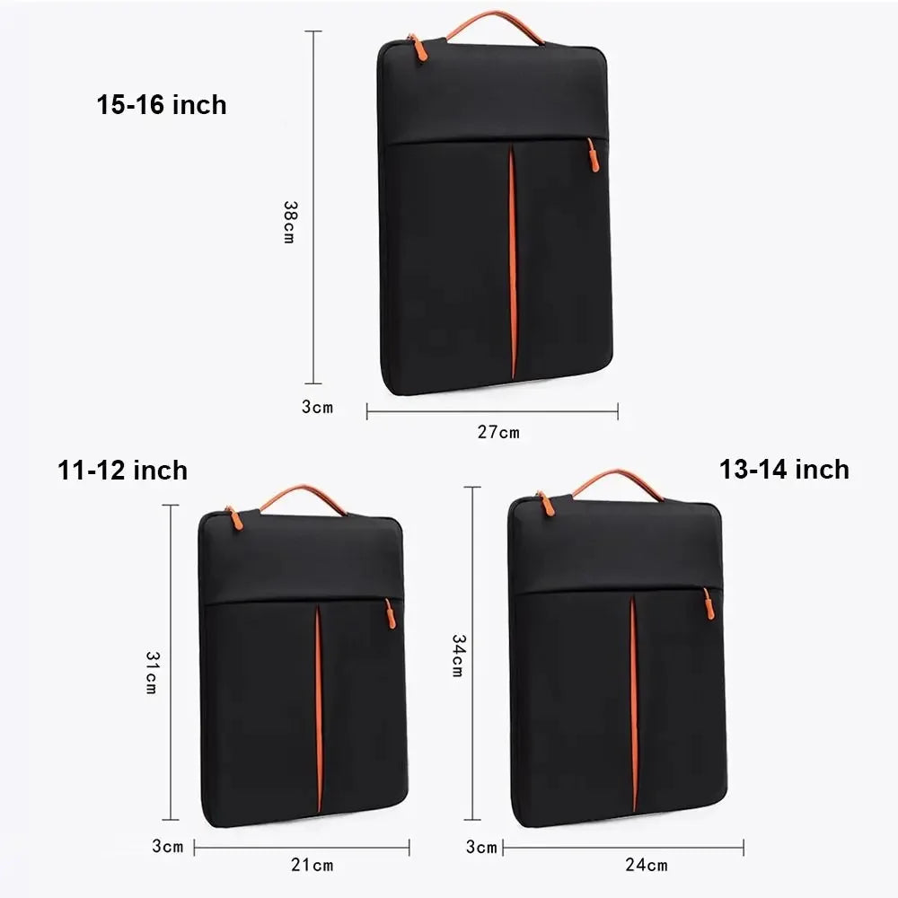 13-15 inch Laptop Handbag Ultrabook Sleeve Case Notebook Computer Cover Shockproof Business Pouch For Apple/Lenovo/HP/Dell