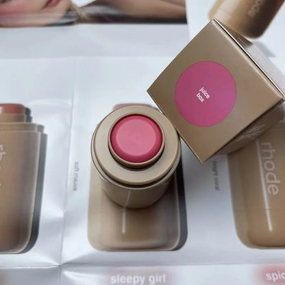 Brand skin Balm Jelly Bean Lip Gloss Spicy Marg Juice Box Pocket Blush Stick Non-fading Waterproof Blusher Moisturizing Lipstick